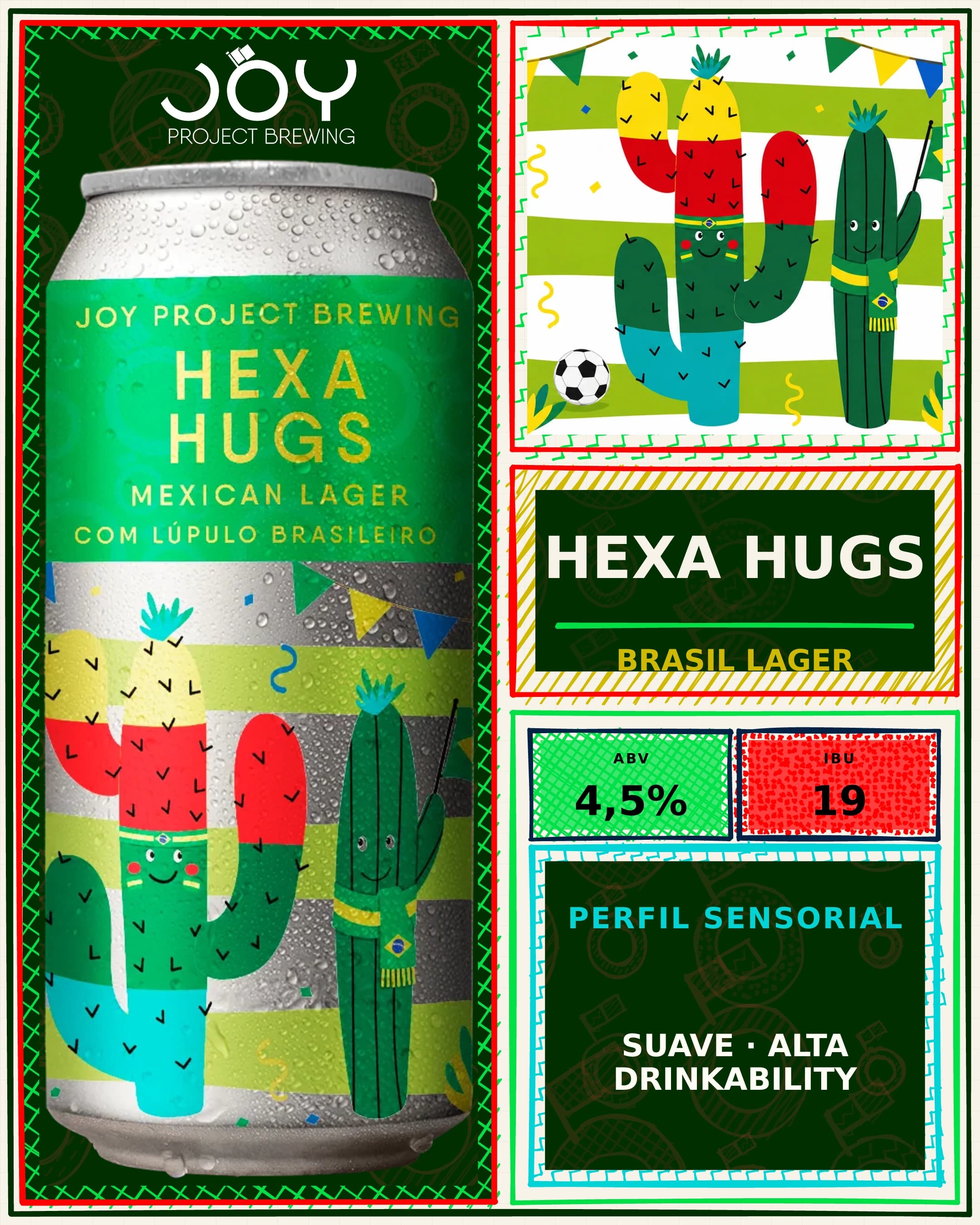 Feed vertical sem preço de HEXA HUGS LATA 473ML