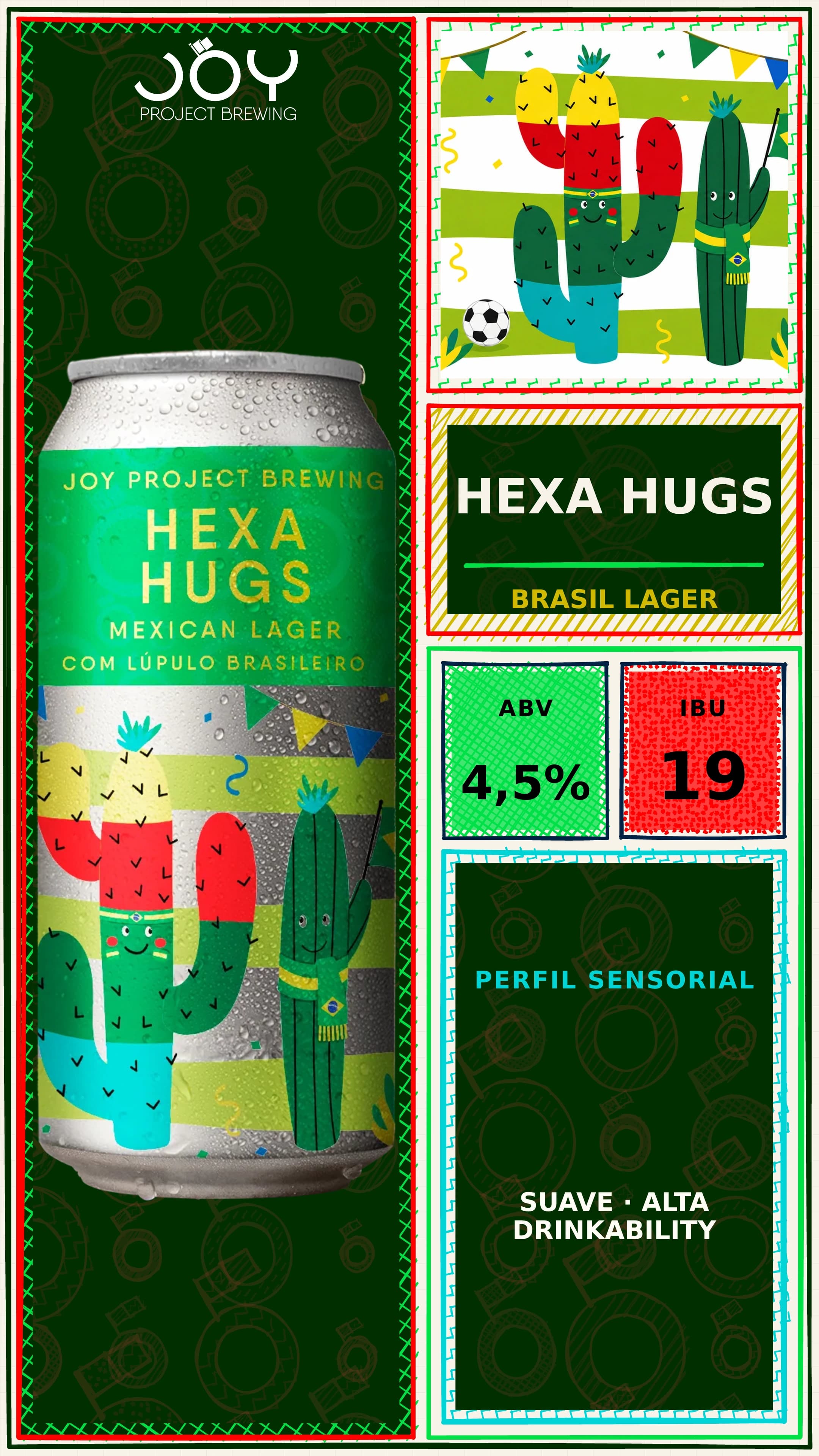 Story e status sem preço de HEXA HUGS LATA 473ML