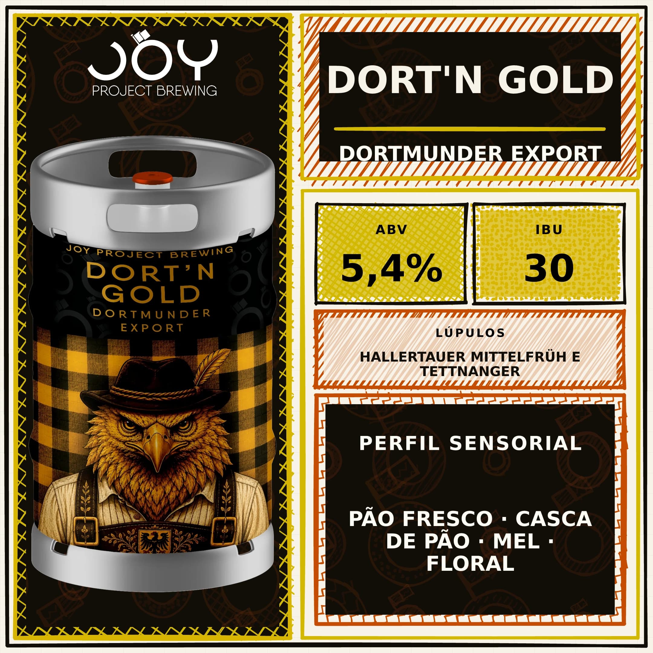 Quadrado sem preço de DORT'N GOLD CHOPE