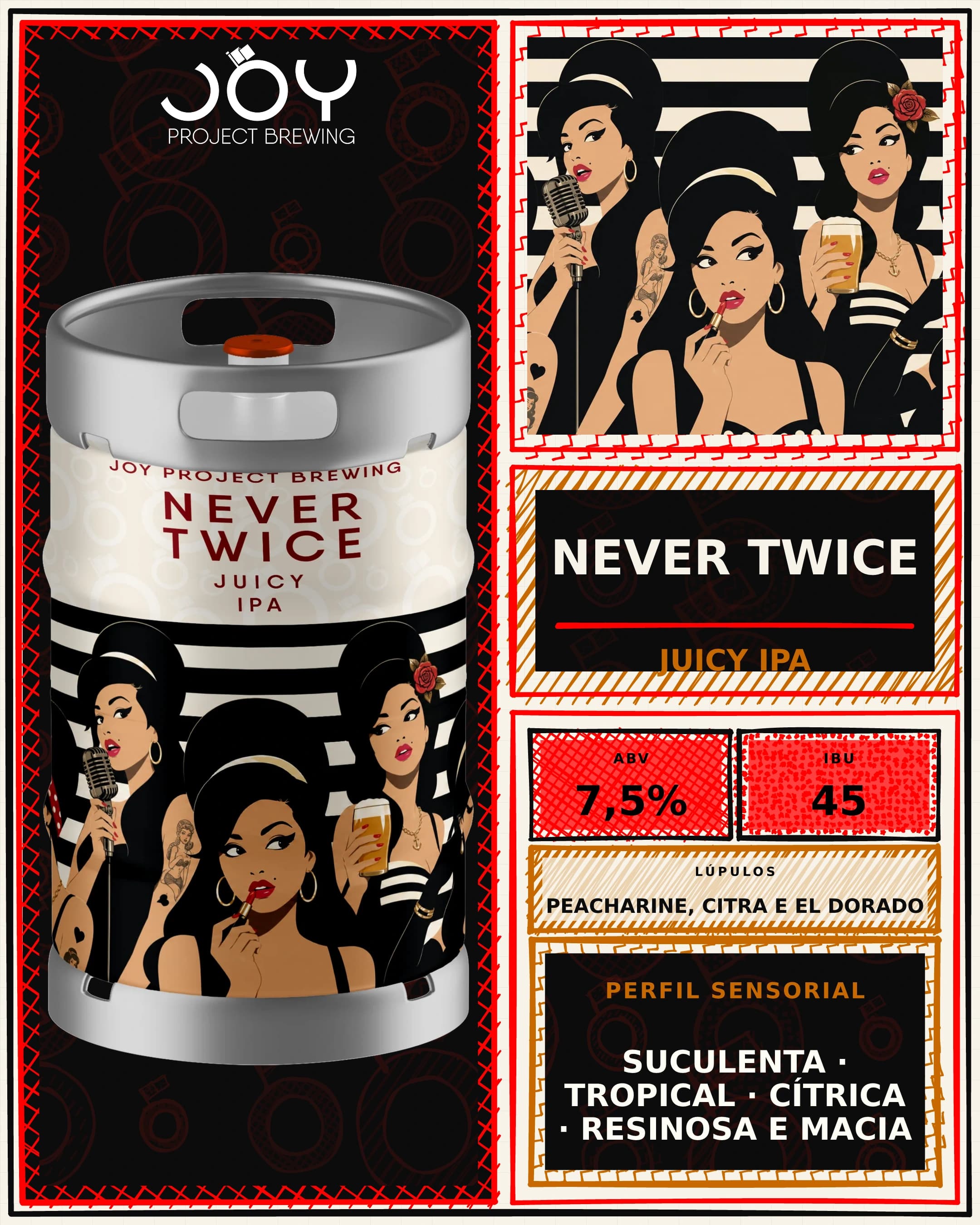 Feed vertical sem preço de NEVER TWICE CHOPE