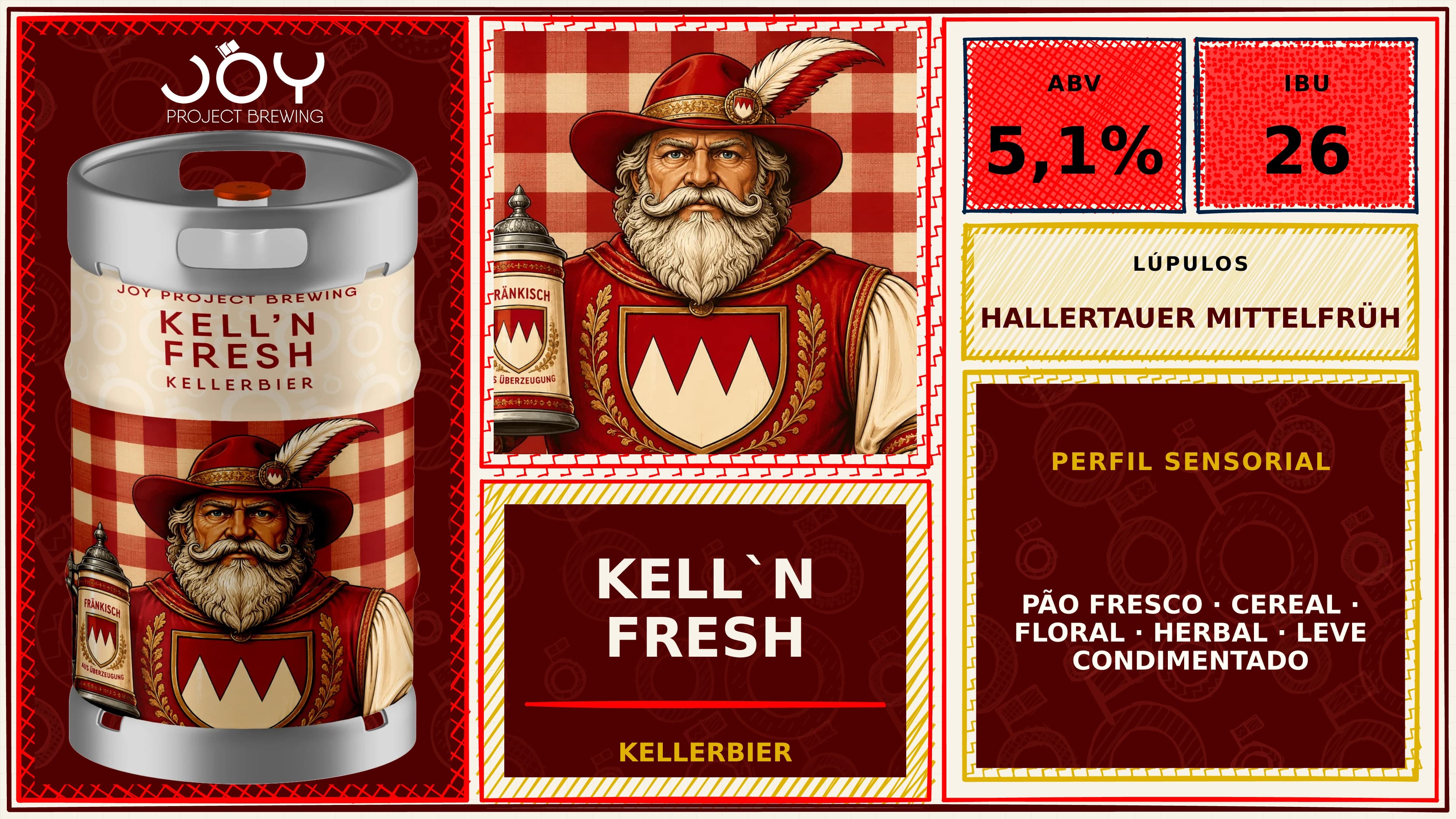 Banner horizontal sem preço de KELL`N FRESH CHOPE