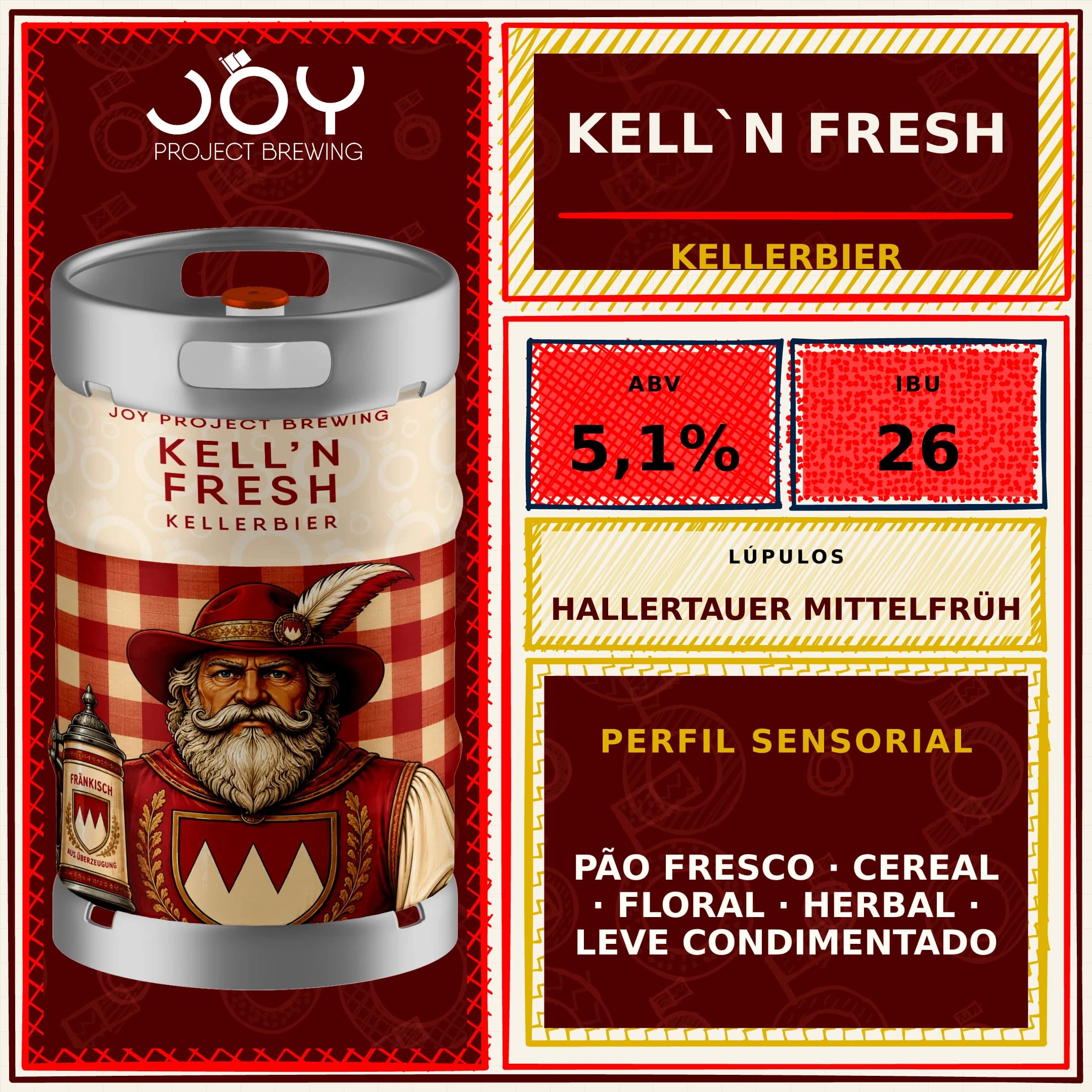 Quadrado sem preço de KELL`N FRESH CHOPE