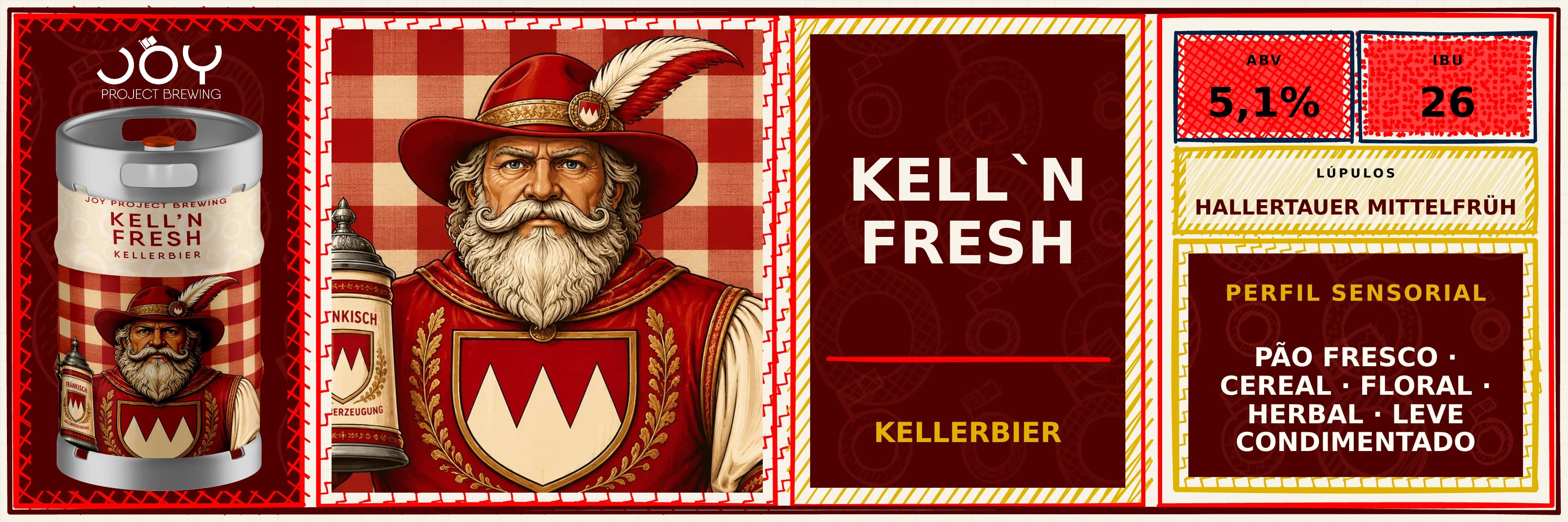 Banner largo sem preço de KELL`N FRESH CHOPE