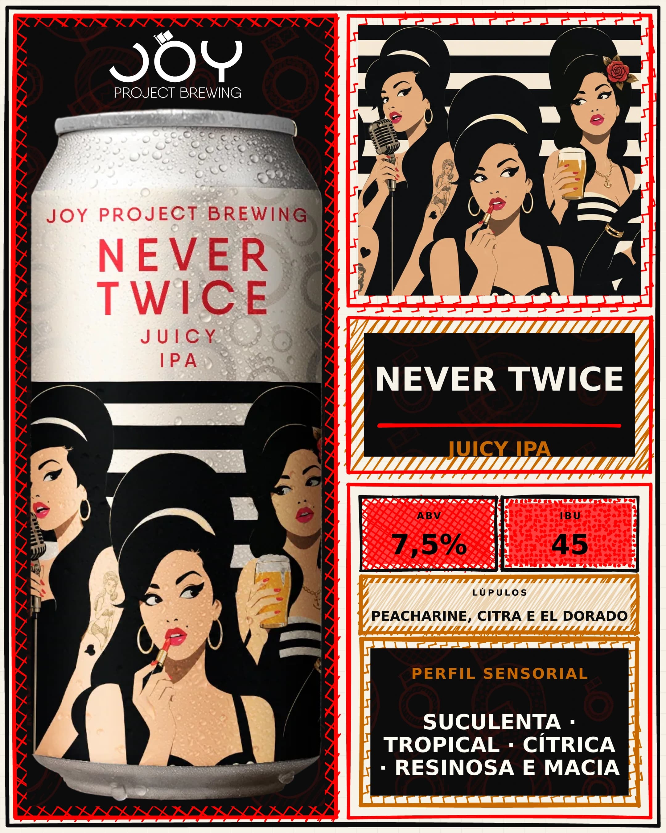 Feed vertical sem preço de NEVER TWICE LATA 473ML