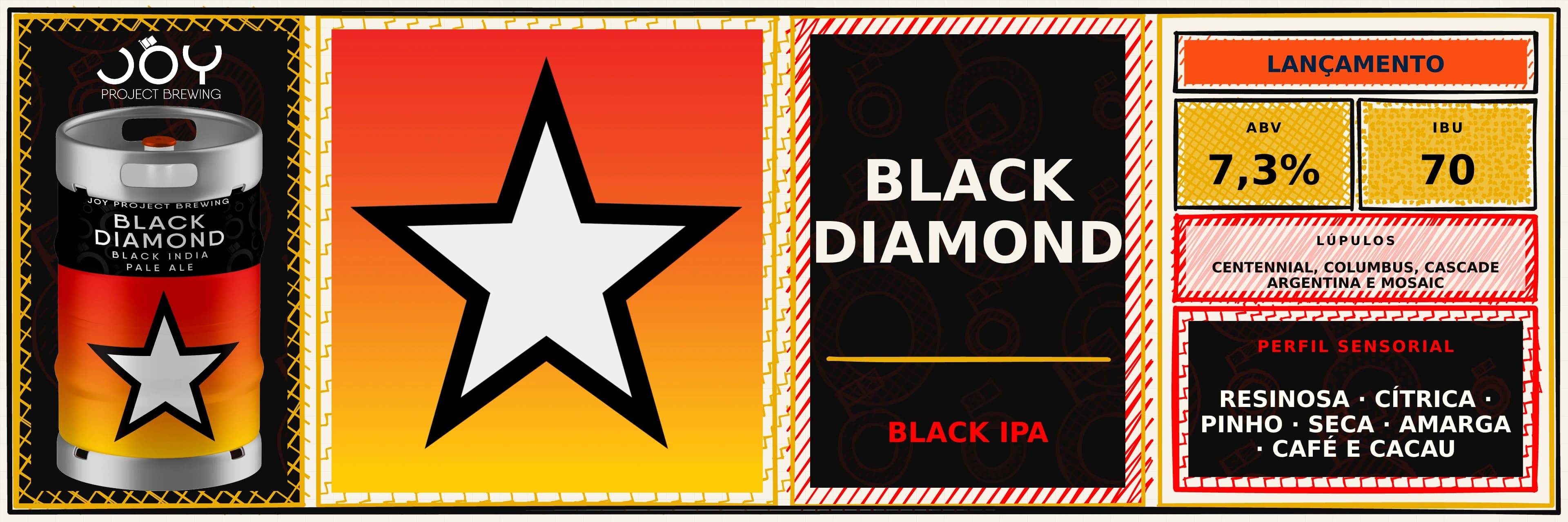 Banner largo sem preço de BLACK DIAMOND CHOPE