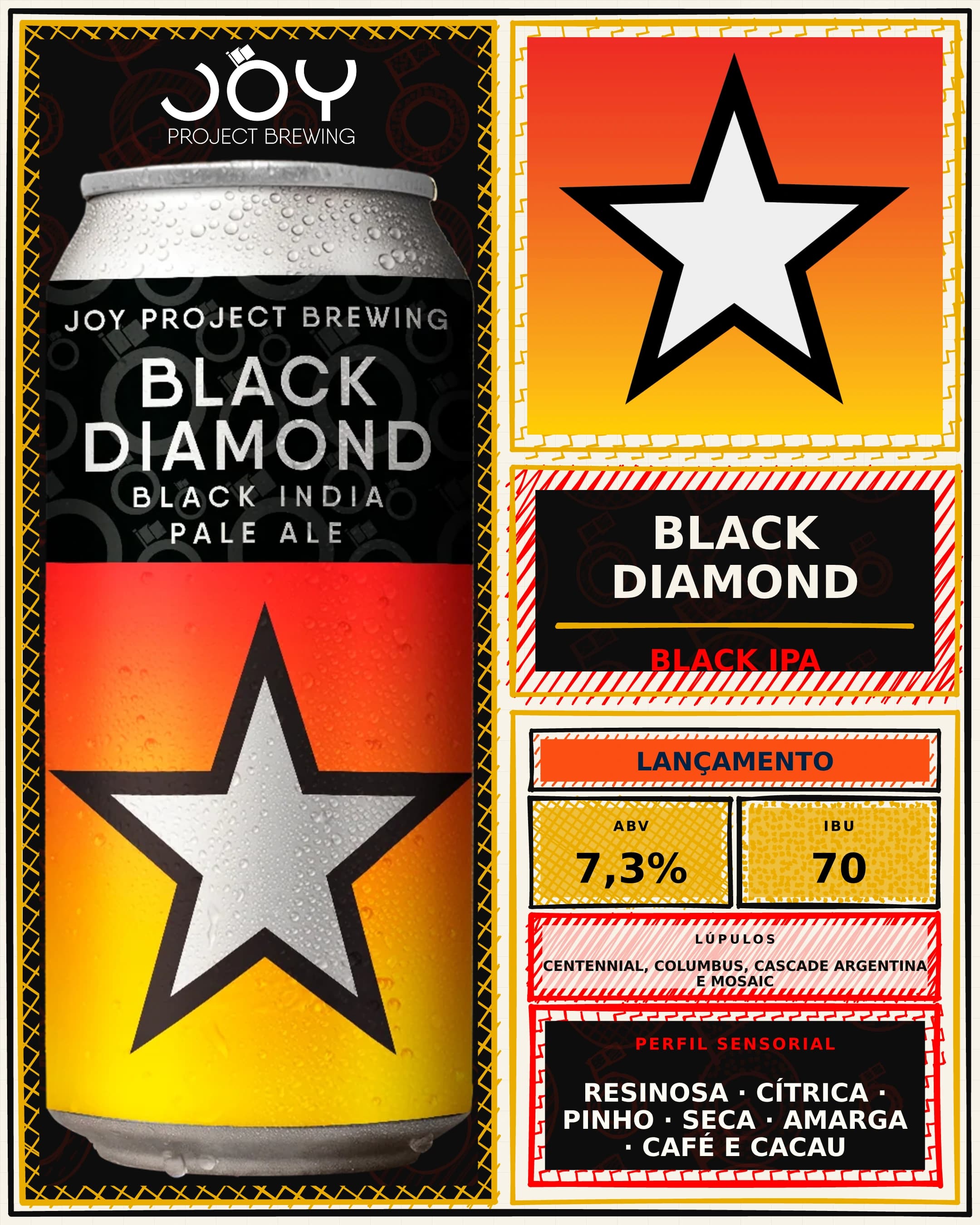 Feed vertical sem preço de BLACK DIAMOND LATA 473ML