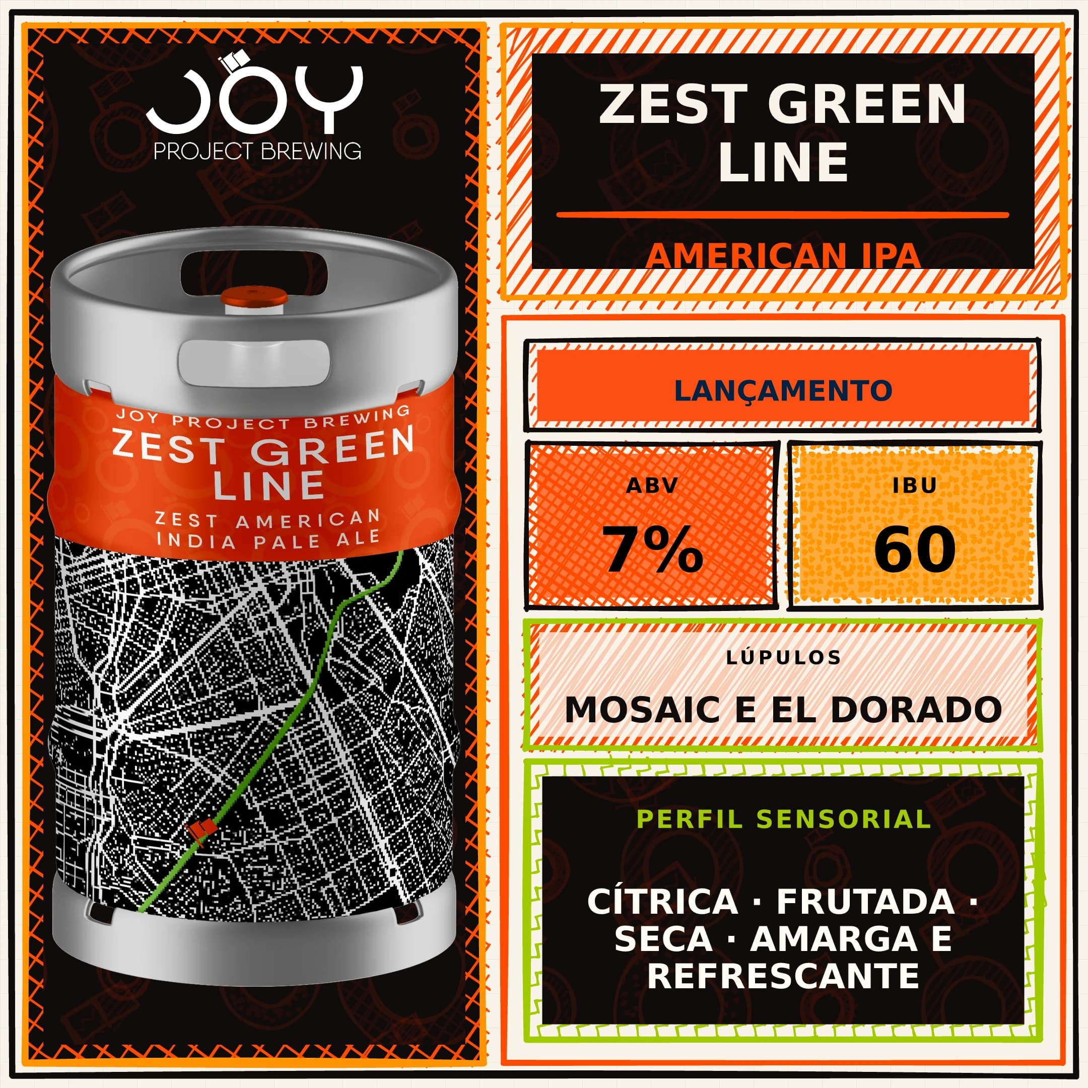Quadrado sem preço de ZEST GREEN LINE CHOPE