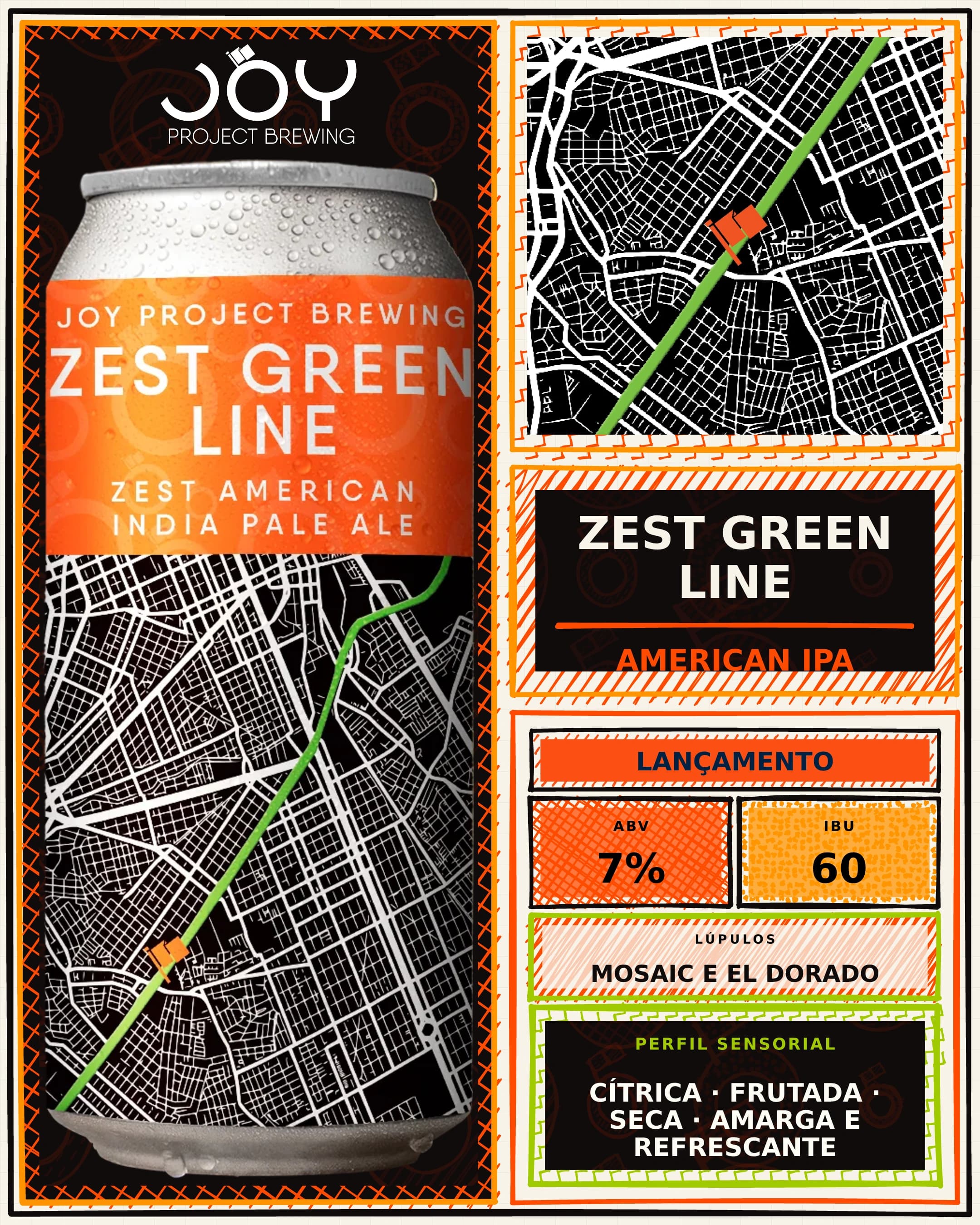 Feed vertical sem preço de ZEST GREEN LINE LATA 473ML
