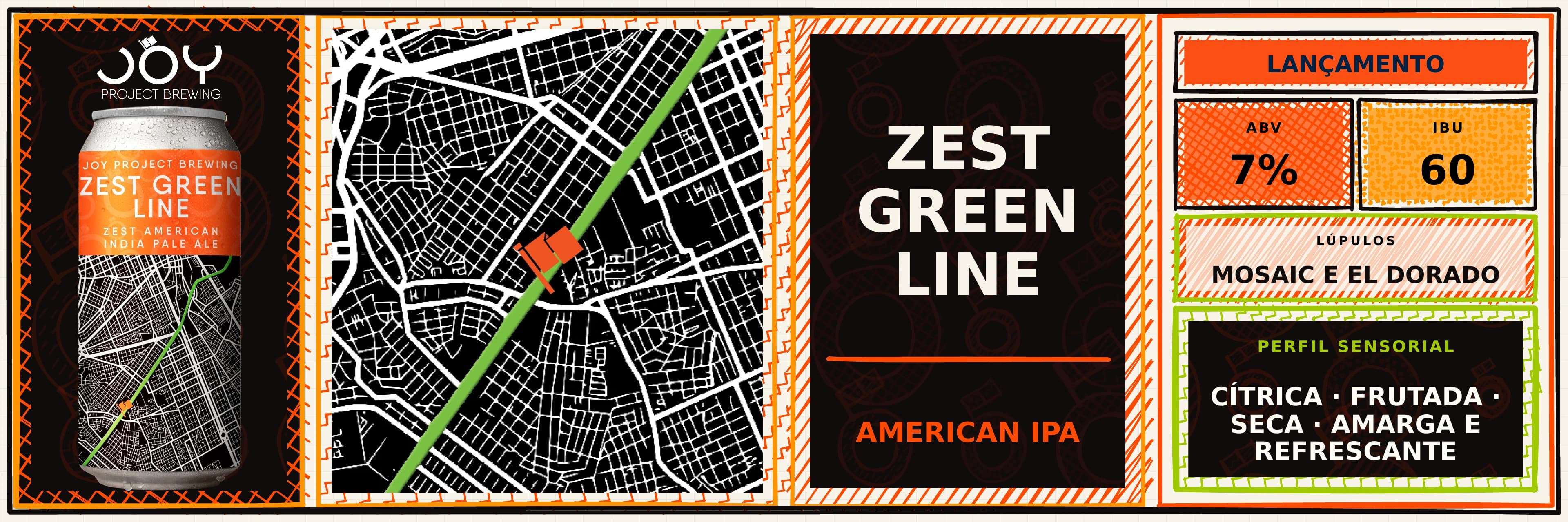Banner largo sem preço de ZEST GREEN LINE LATA 473ML
