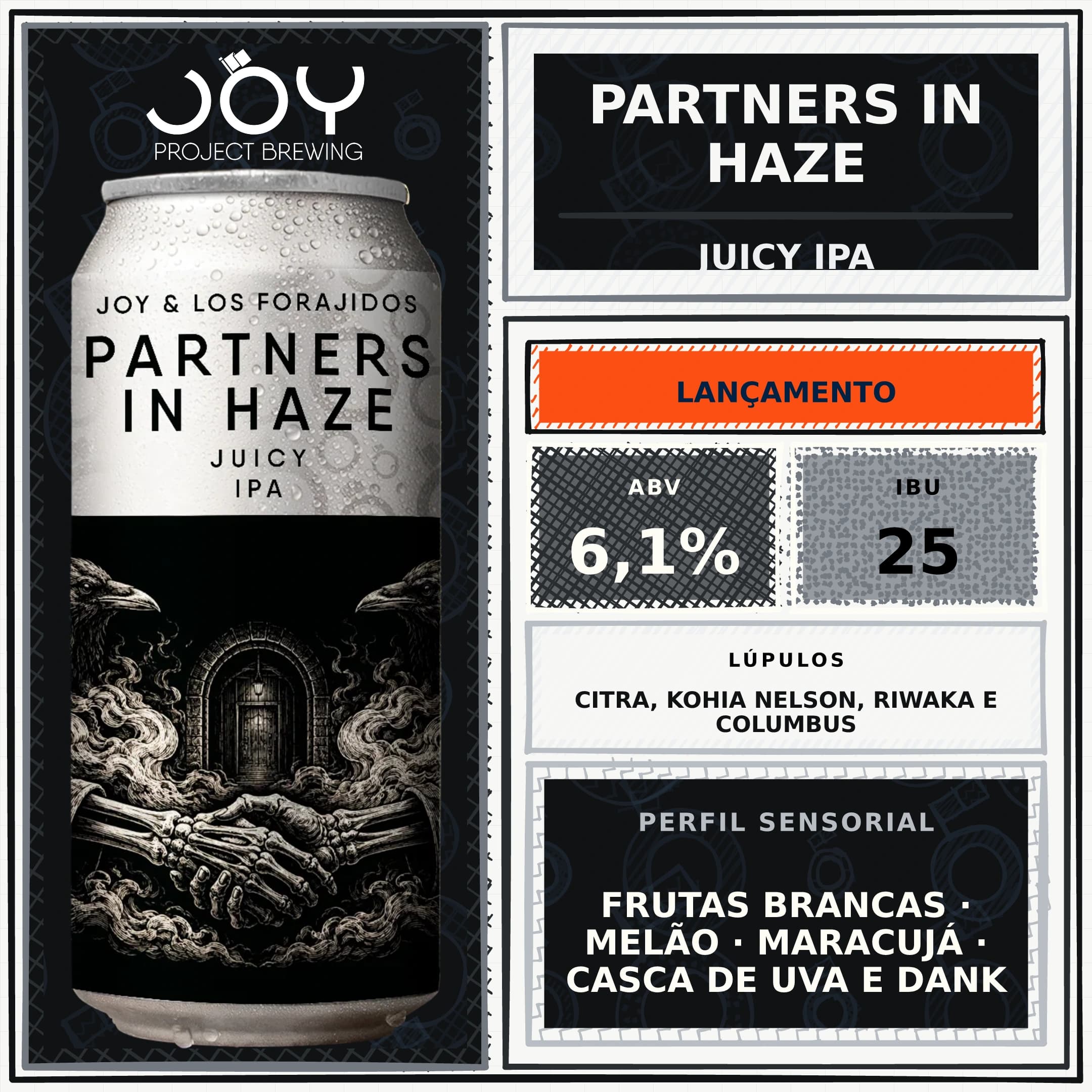Quadrado sem preço de PARTNERS IN HAZE LATA 473ML