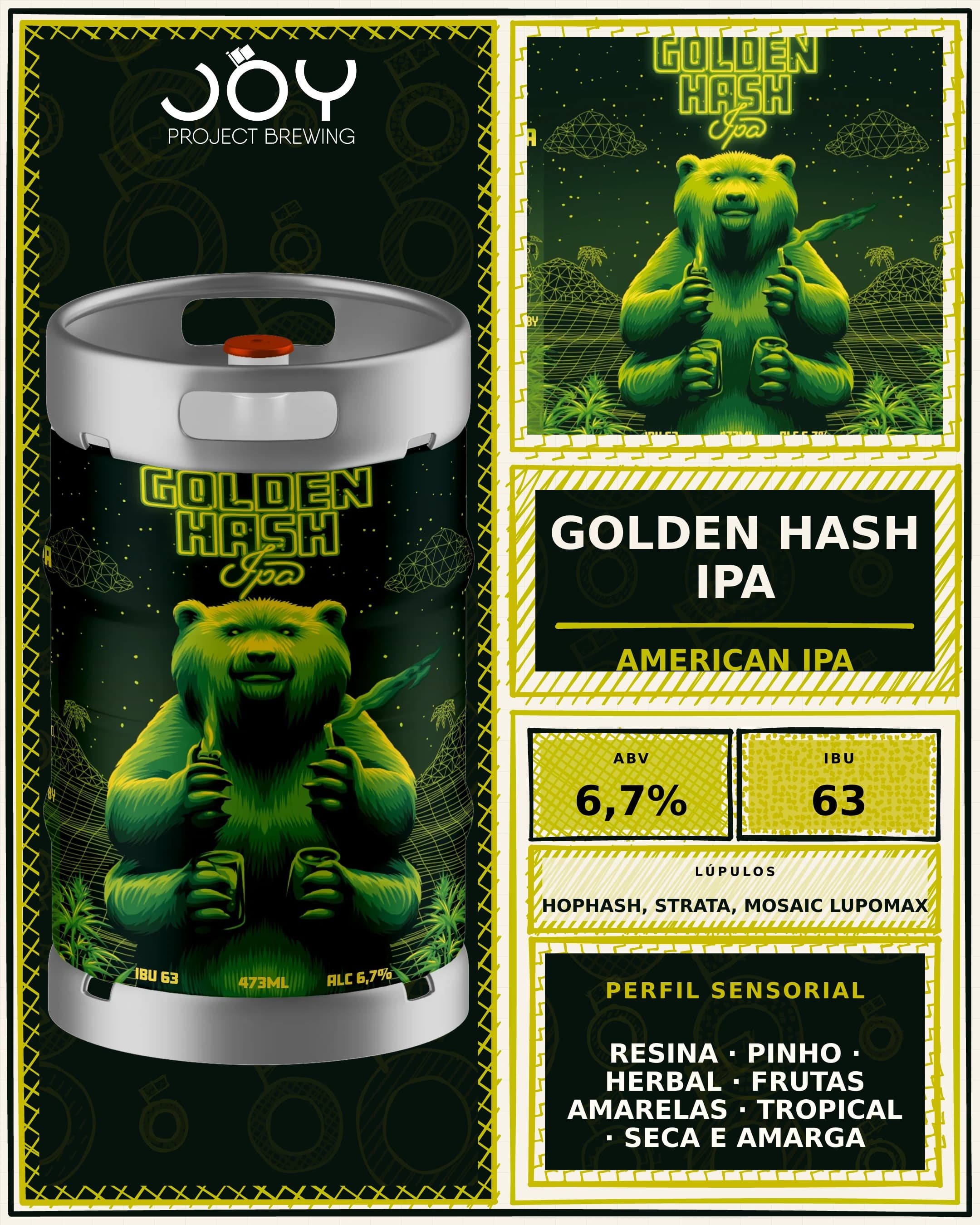 Feed vertical sem preço de GOLDEN HASH IPA CHOPE
