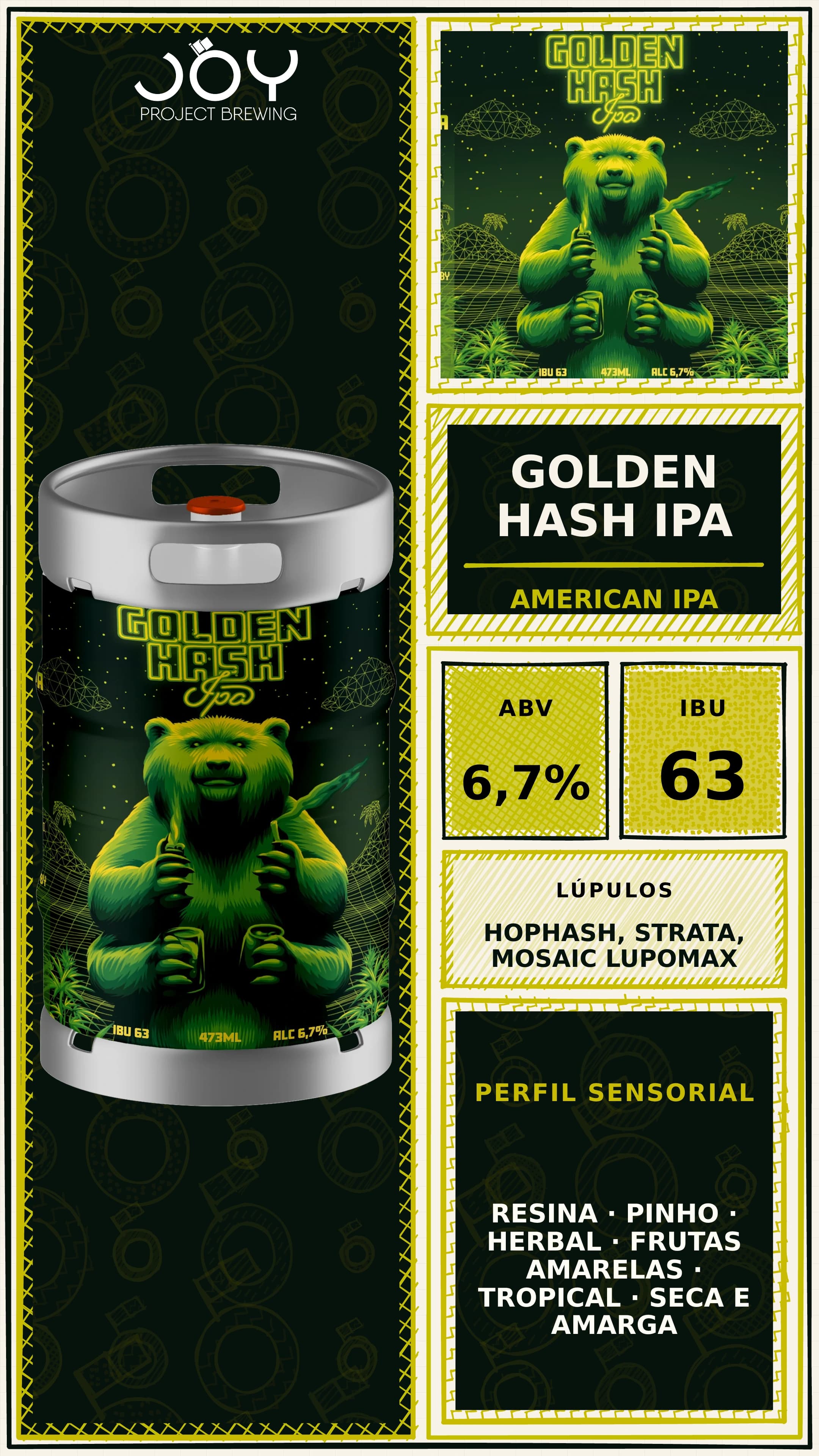 Story e status sem preço de GOLDEN HASH IPA CHOPE