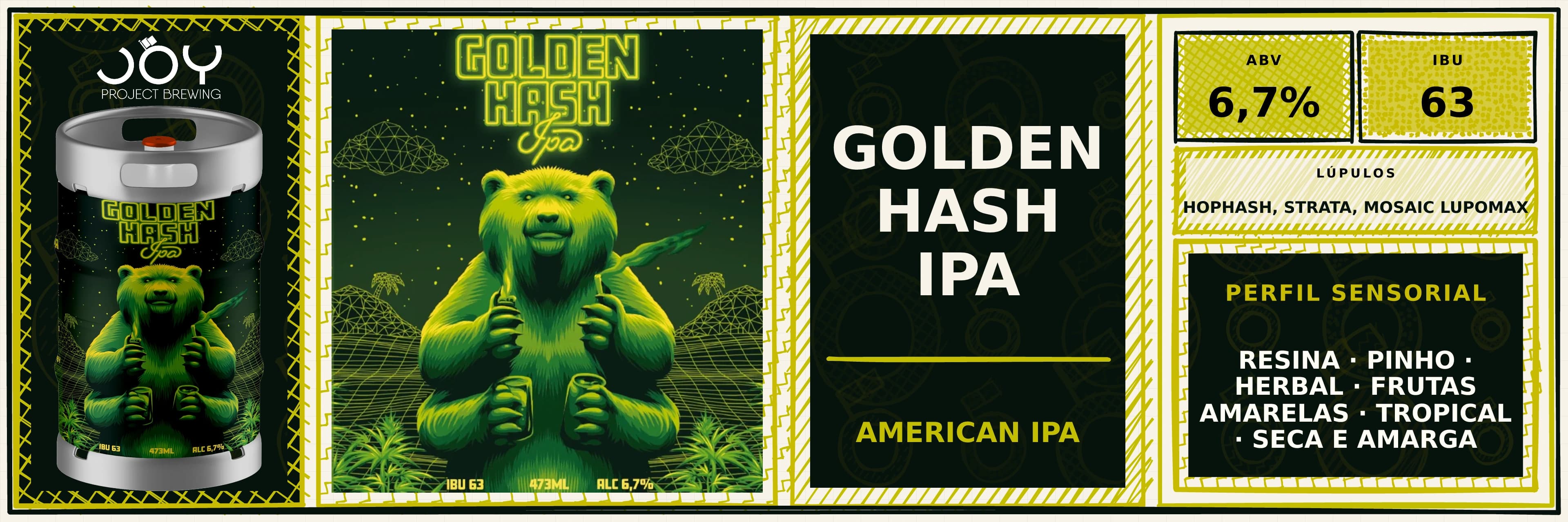 Banner largo sem preço de GOLDEN HASH IPA CHOPE