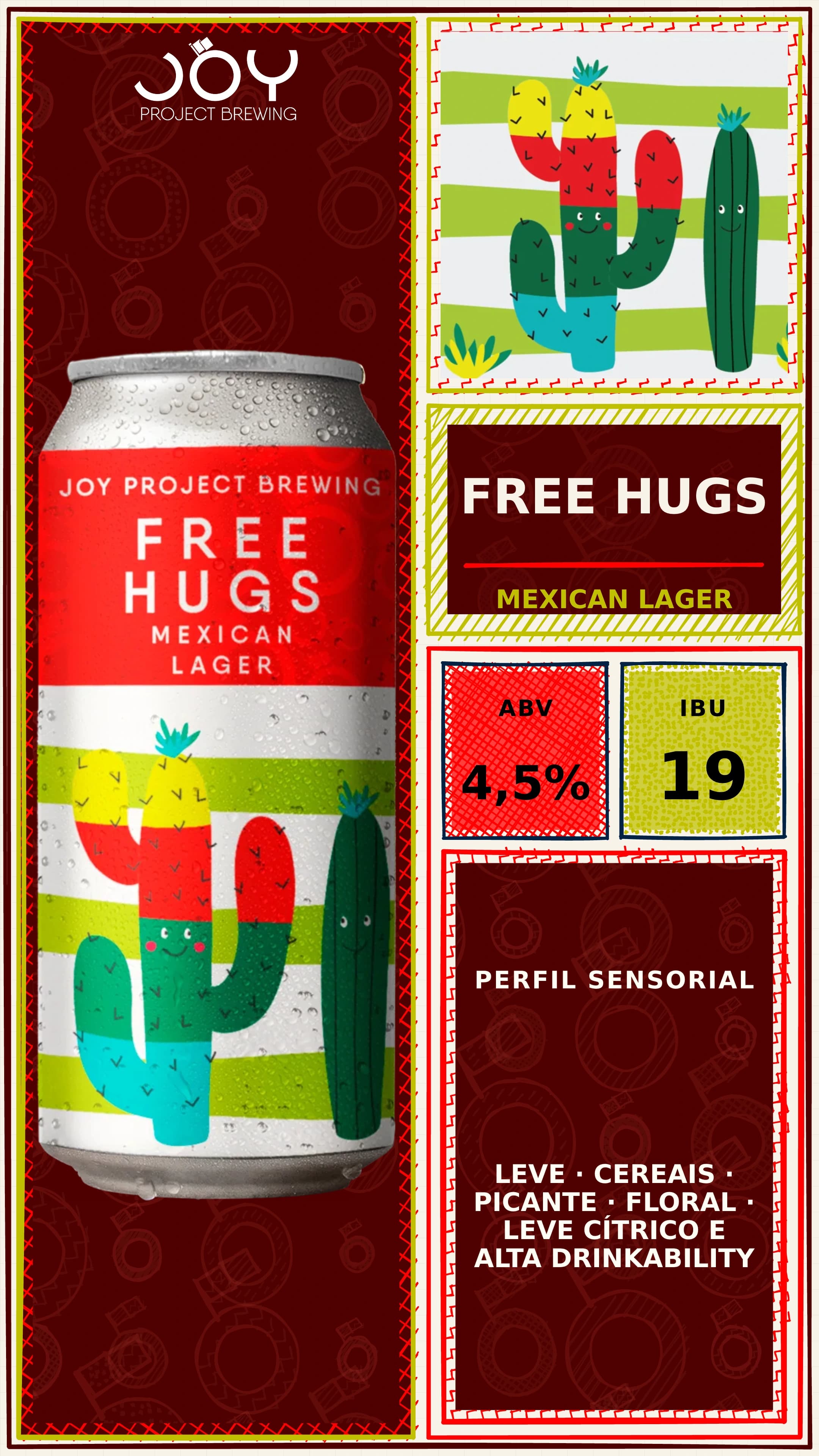 Story e status sem preço de FREE HUGS LATA 473ML