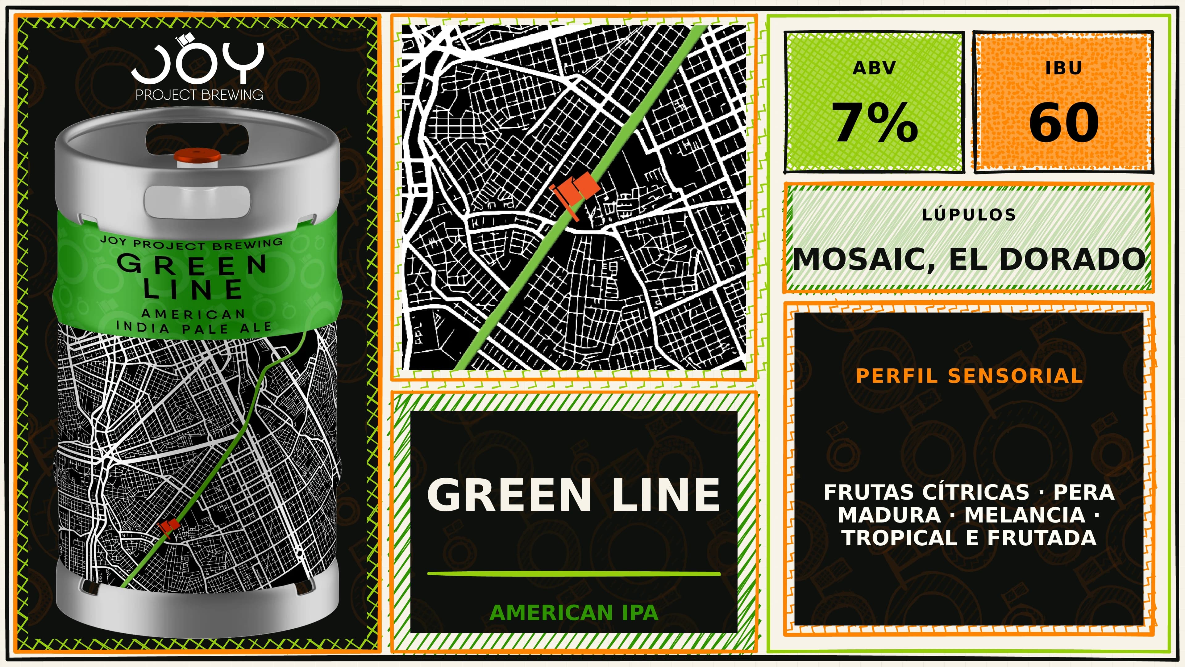 Banner horizontal sem preço de GREEN LINE CHOPE