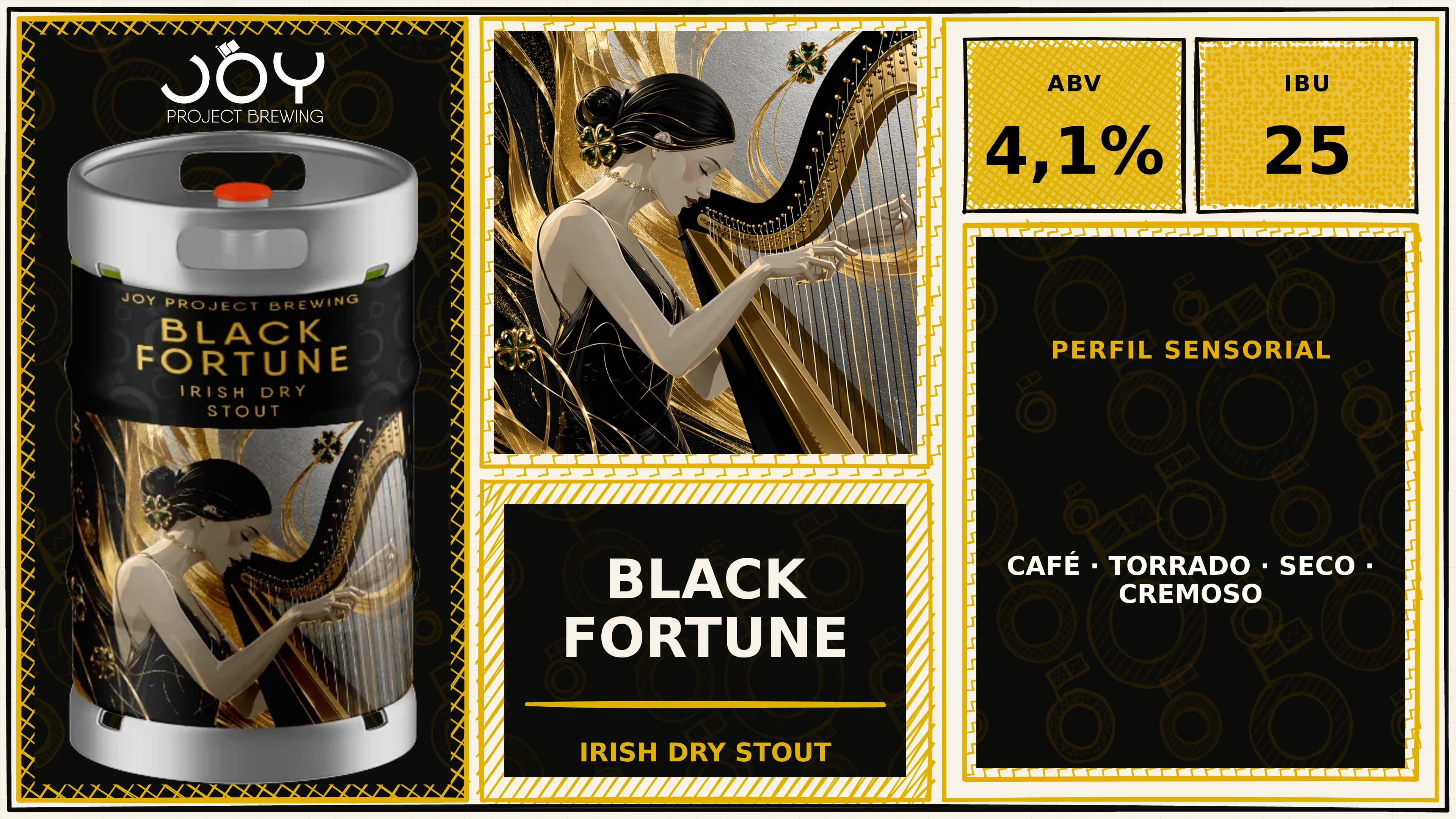 Banner horizontal sem preço de BLACK FORTUNE CHOPE