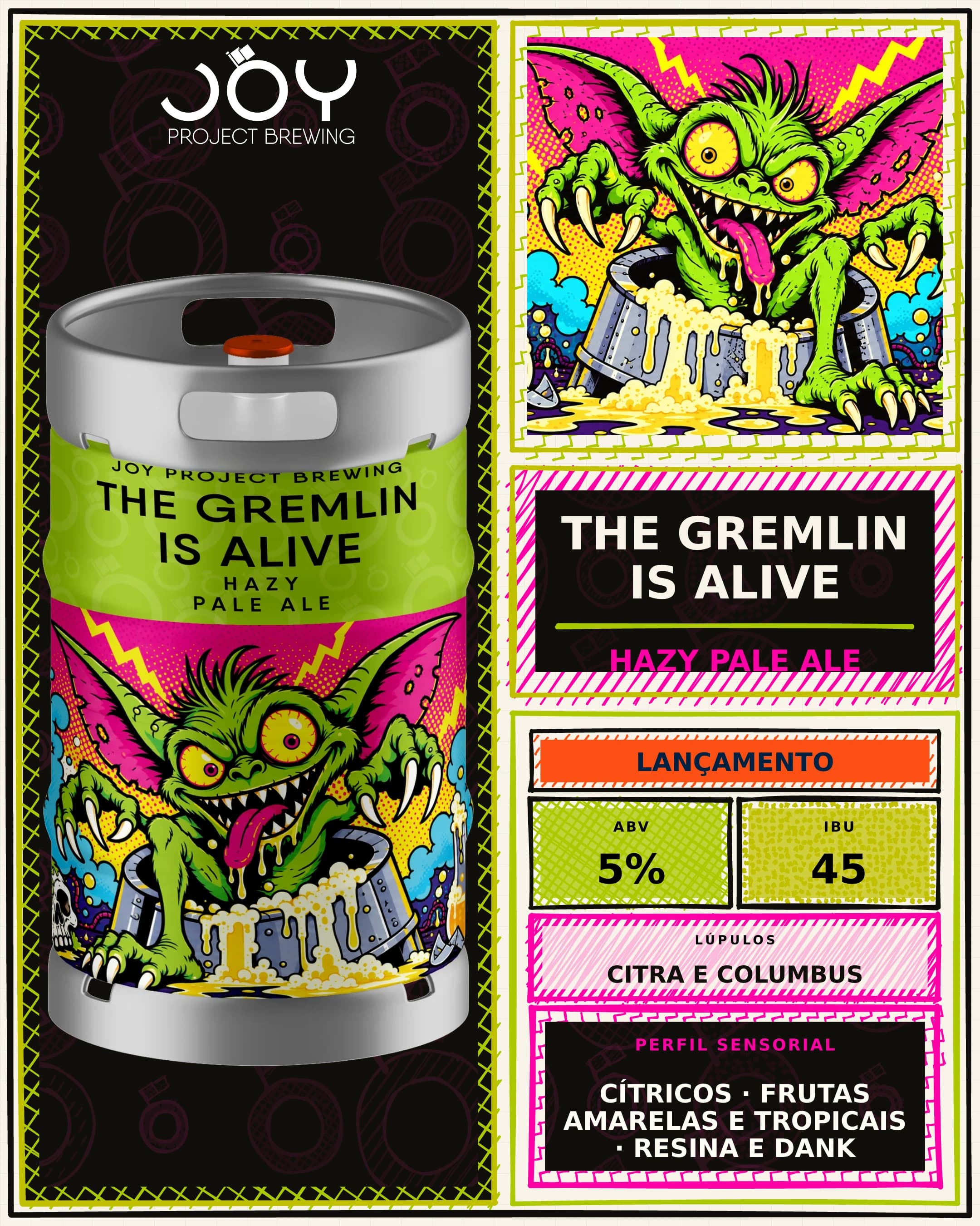 Feed vertical sem preço de THE GREMLIN IS ALIVE CHOPE