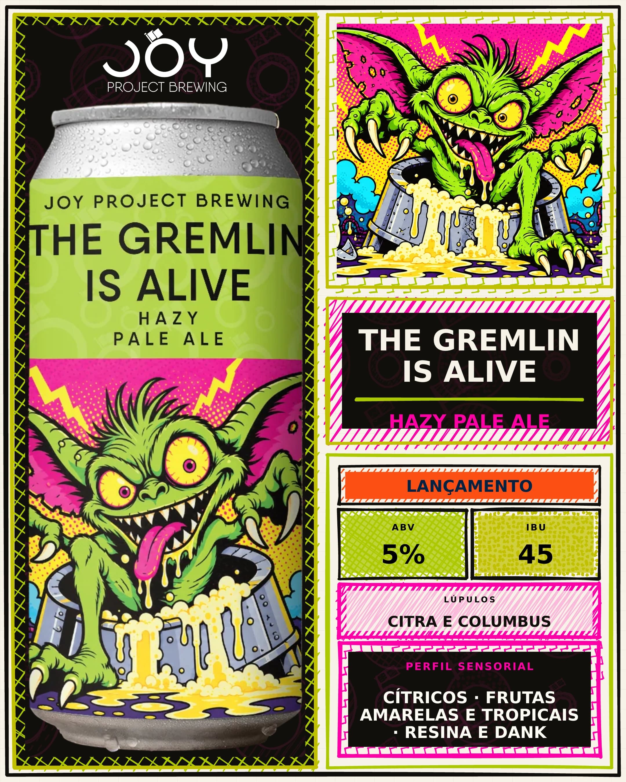 Feed vertical sem preço de THE GREMLIN IS ALIVE LATA 473ML