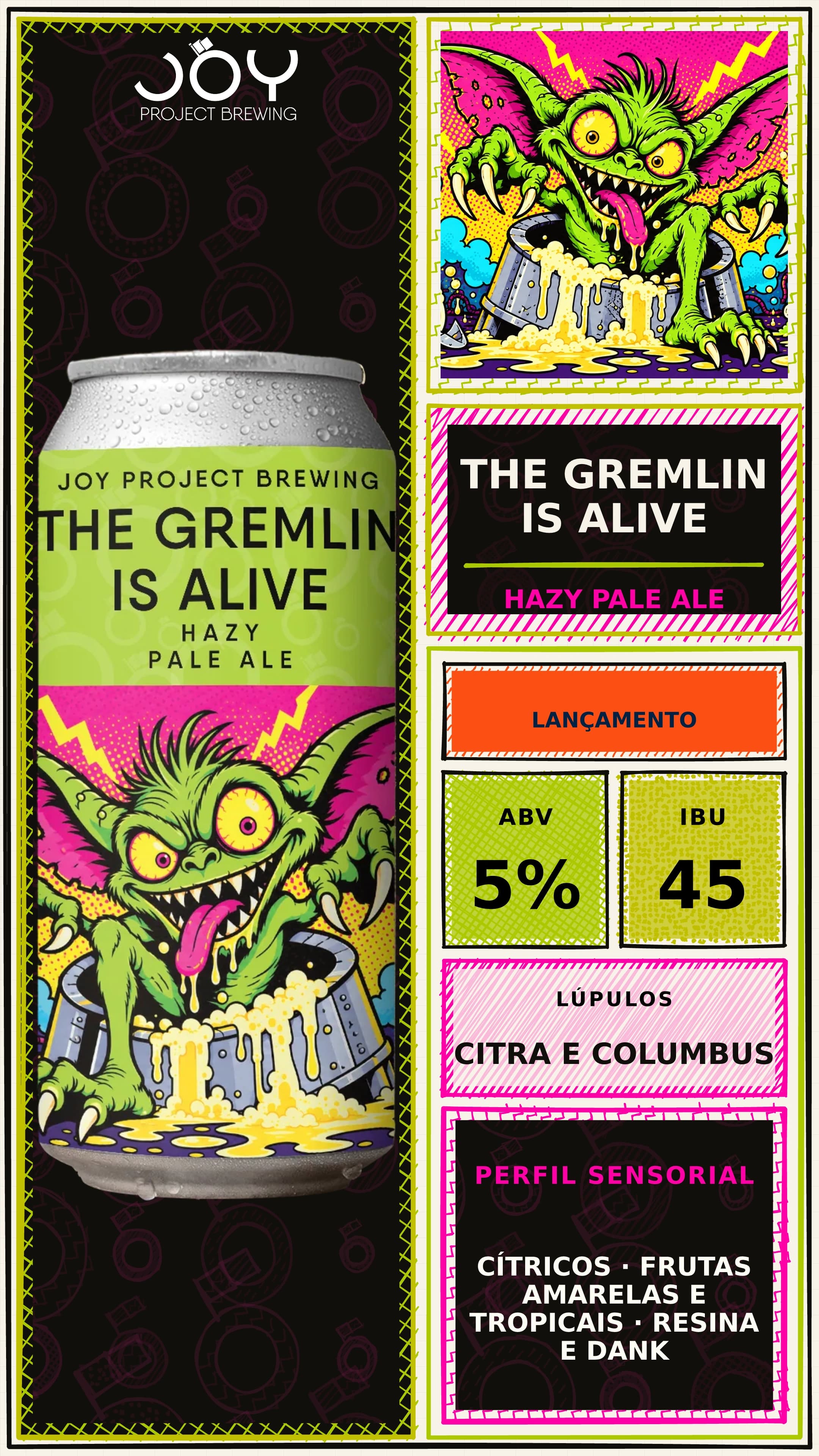 Story e status sem preço de THE GREMLIN IS ALIVE LATA 473ML