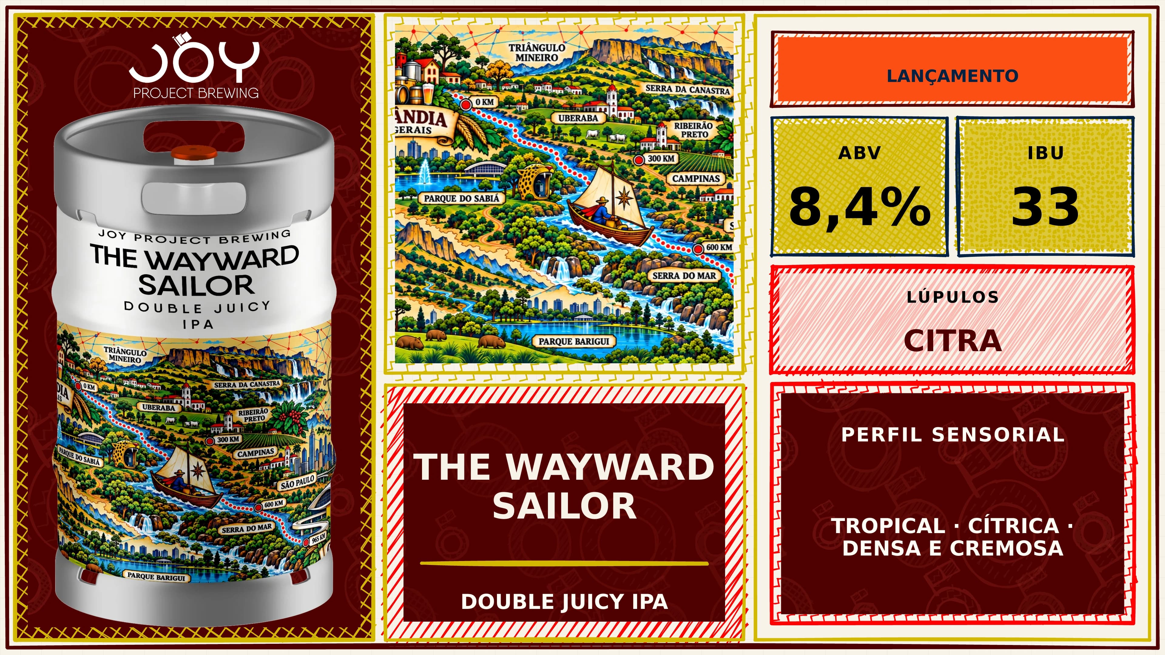 Banner horizontal sem preço de THE WAYWARD SAILOR CHOPE