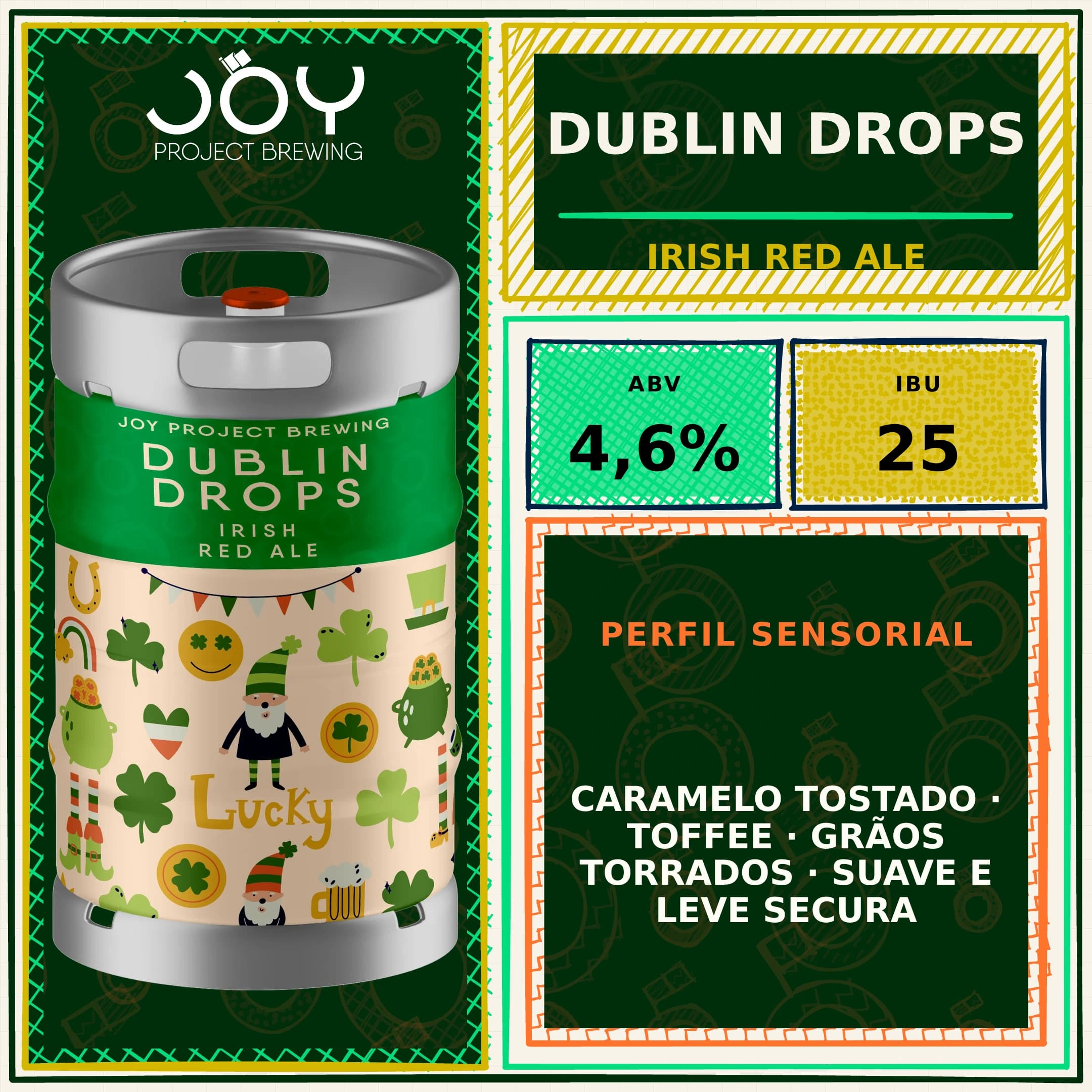 Quadrado sem preço de DUBLIN DROPS CHOPE