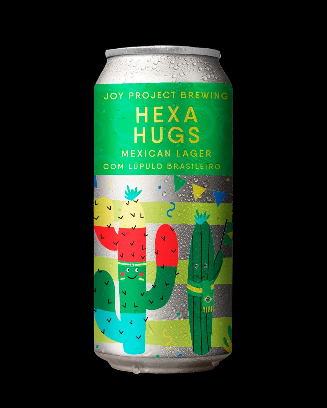 HEXA HUGS LATA 473ML - Sem fundo principal | Joy Project Brewing