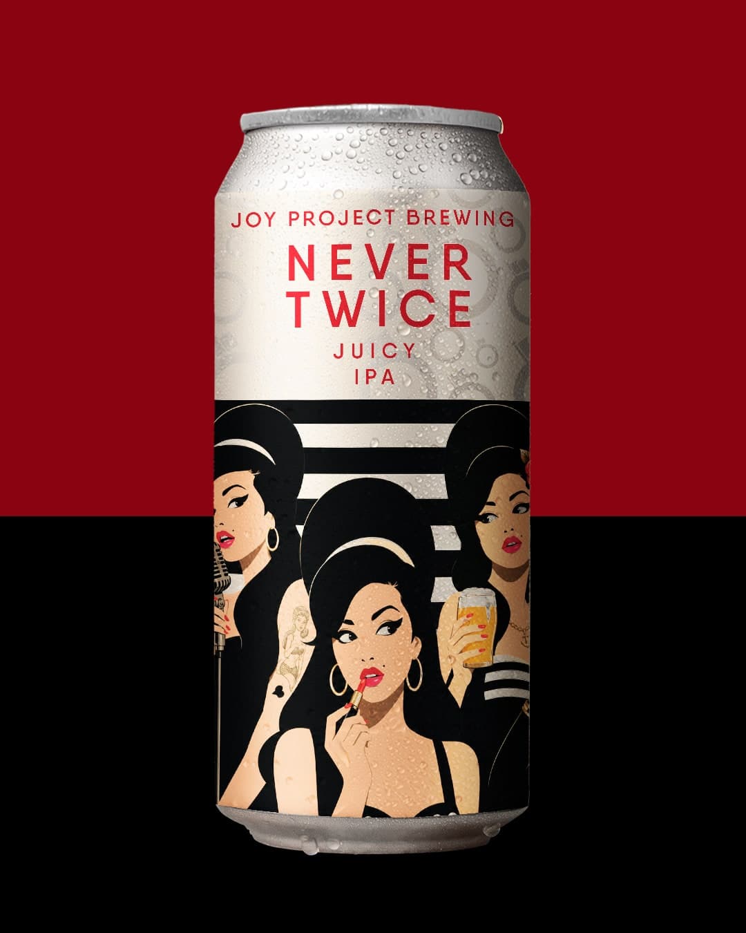 NEVER TWICE LATA 473ML - Com fundo principal | Joy Project Brewing