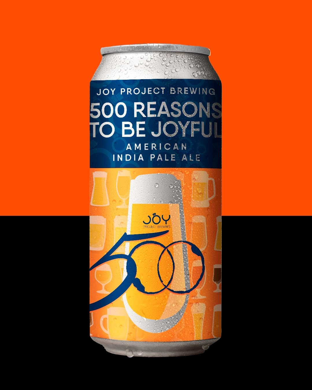 500 REASONS TO BE JOYFUL LATA 473ML - Com fundo principal | Joy Project Brewing