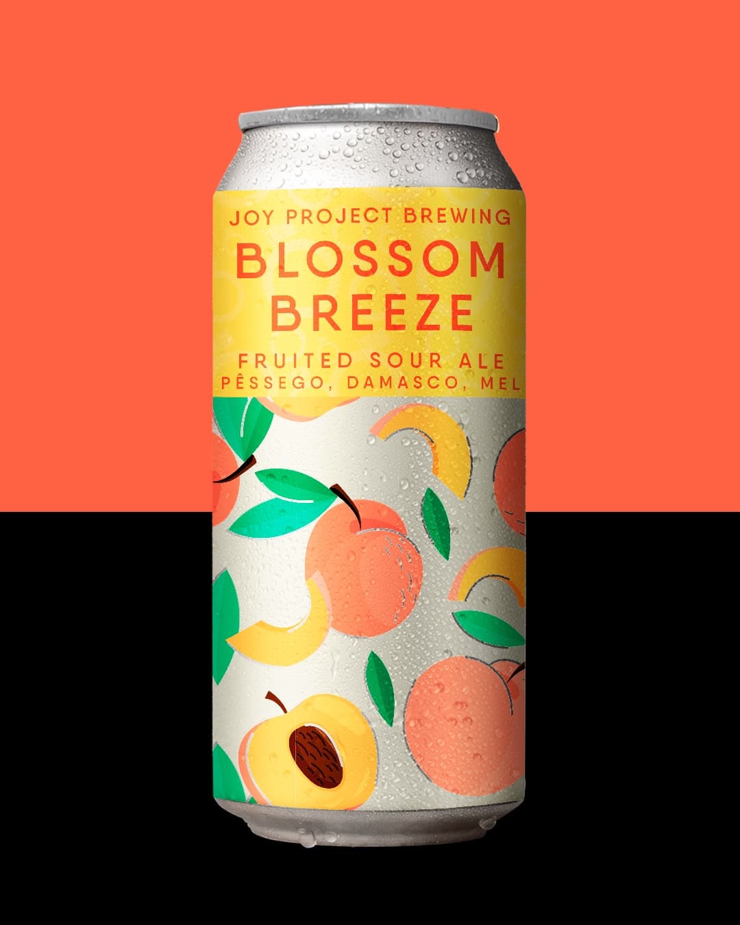 BLOSSOM BREEZE LATA 473ML - Com fundo principal | Joy Project Brewing