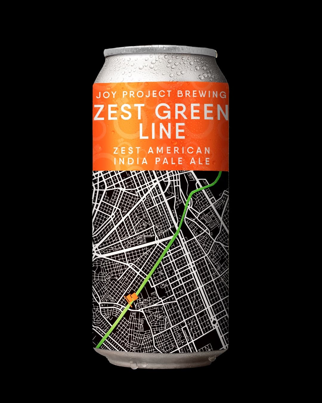 ZEST GREEN LINE LATA 473ML - Sem fundo principal | Joy Project Brewing
