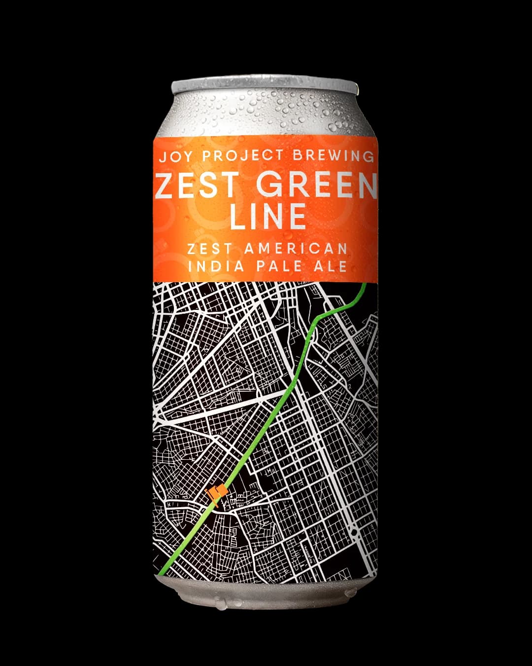 ZEST GREEN LINE LATA 473ML - Sem fundo principal | Joy Project Brewing