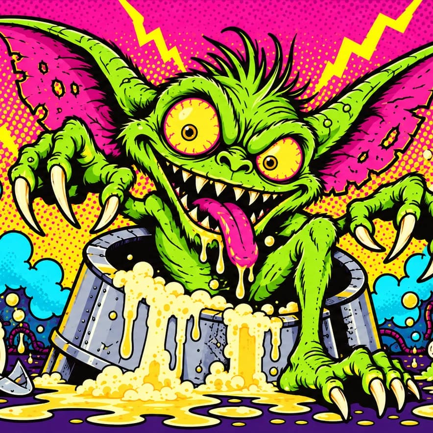 THE GREMLIN IS ALIVE LATA 473ML - QUADRADO PRINCIPAL de THE GREMLIN IS ALIVE LATA 473ML