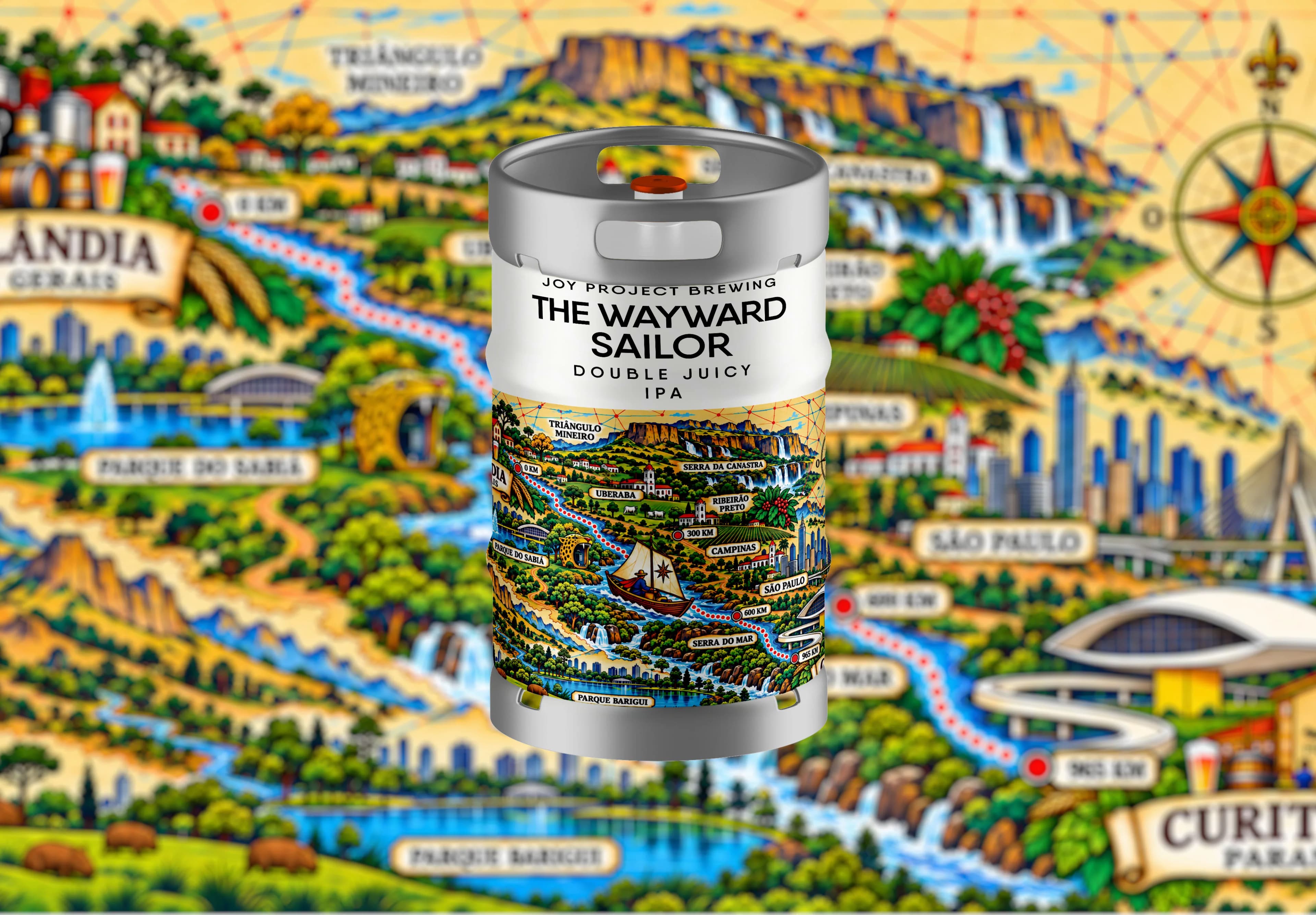THE WAYWARD SAILOR CHOPE - Com fundo principal | Joy Project Brewing