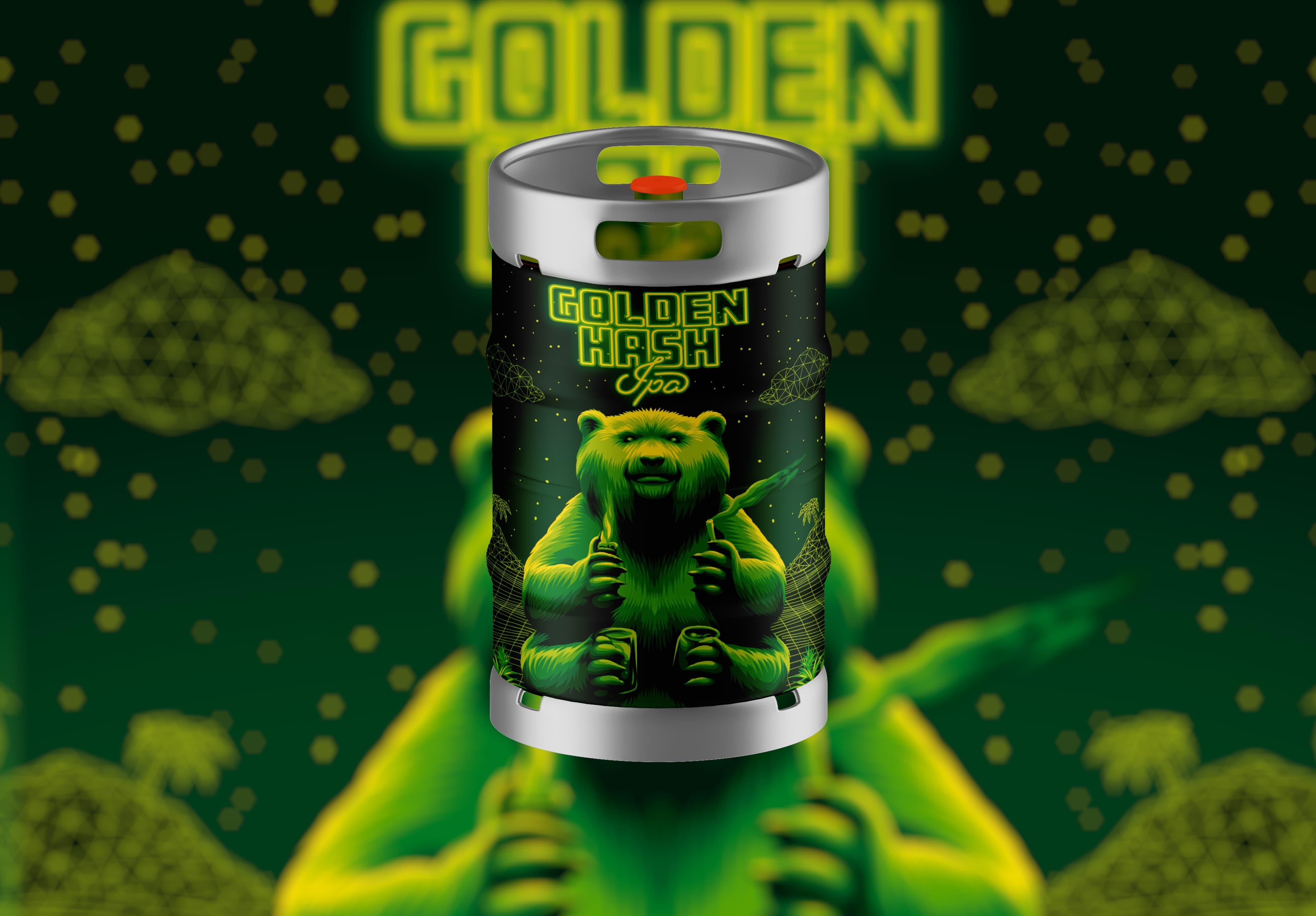GOLDEN HASH IPA CHOPE - Com fundo principal | Joy Project Brewing