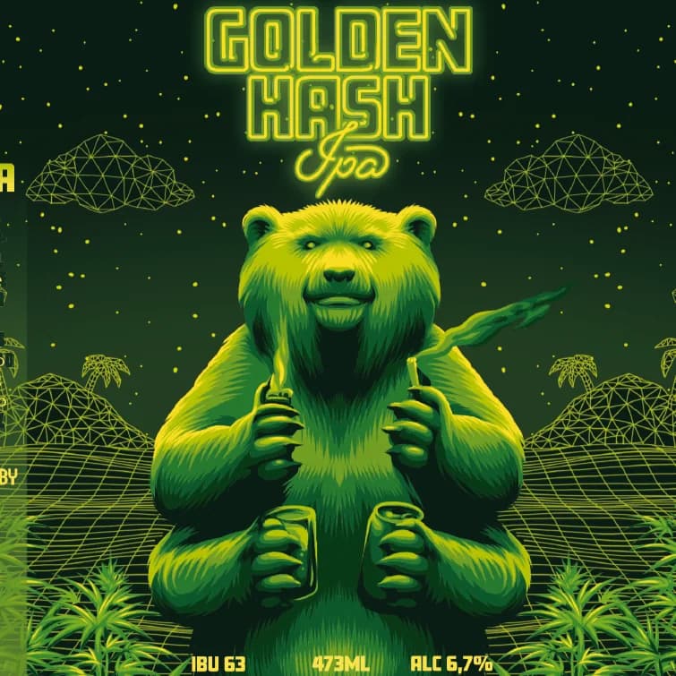 GOLDEN HASH IPA LATA 473ML - QUADRADO PRINCIPAL de GOLDEN HASH IPA LATA 473ML