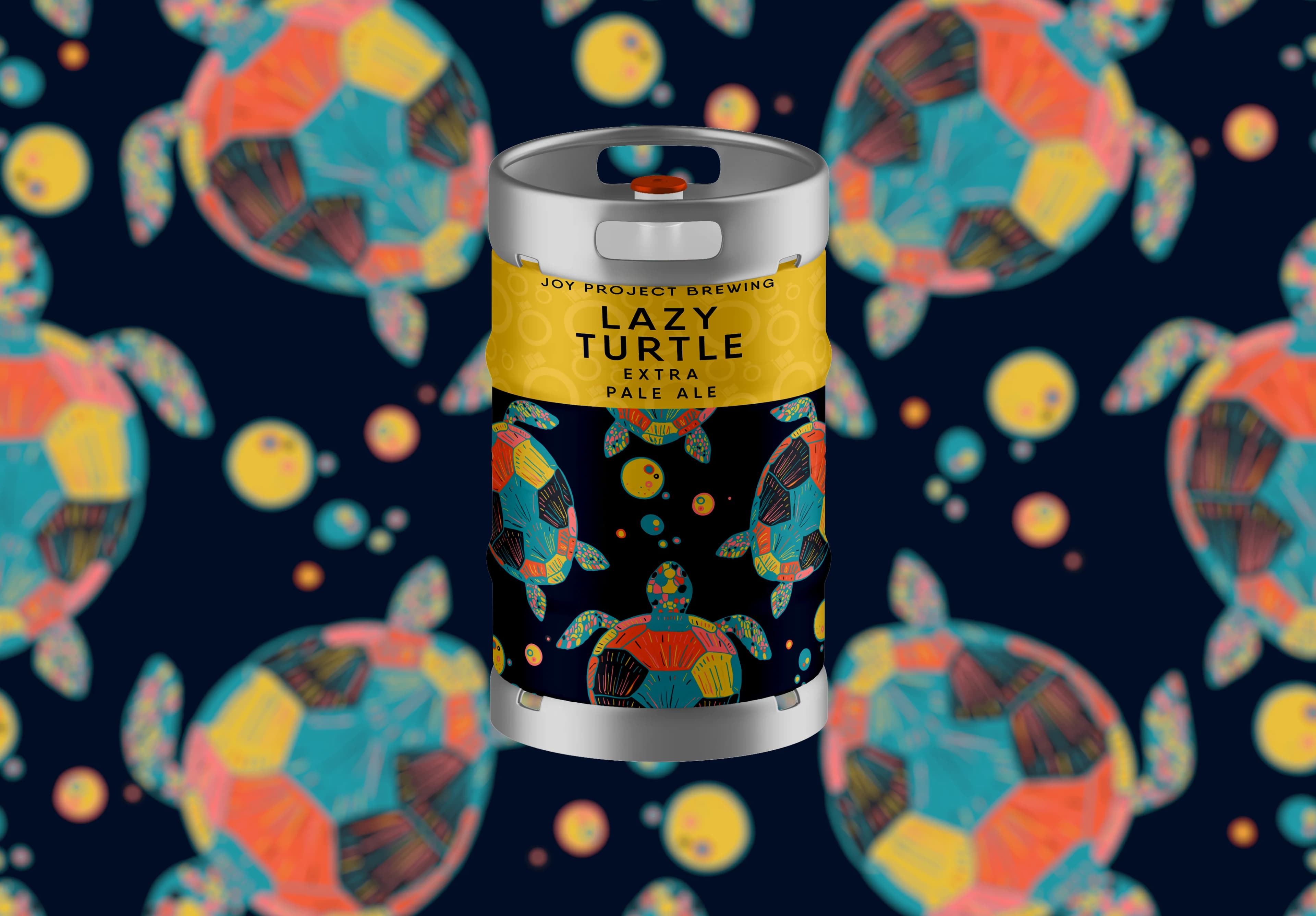 LAZY TURTLE CHOPE - Com fundo principal | Joy Project Brewing
