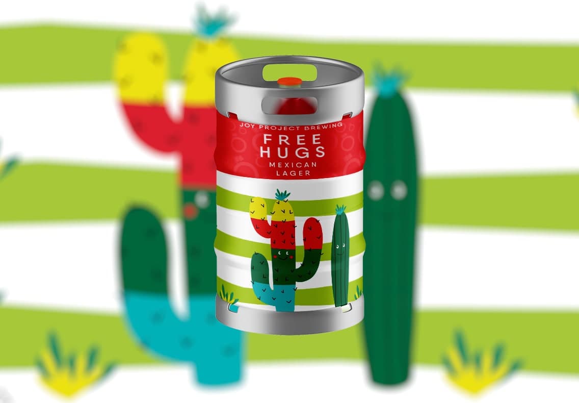 FREE HUGS CHOPE - Com fundo principal | Joy Project Brewing