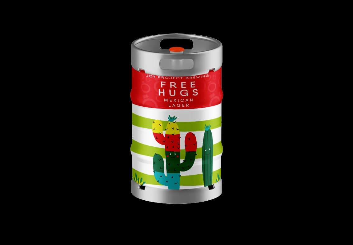FREE HUGS CHOPE - Sem fundo principal | Joy Project Brewing