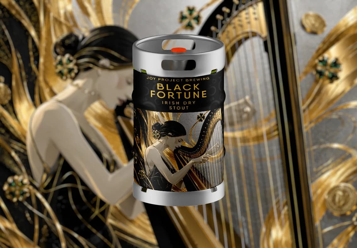 BLACK FORTUNE CHOPE - Com fundo principal | Joy Project Brewing